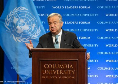 António Guterres: 50% of all Climate Finance Needed for Adaptation